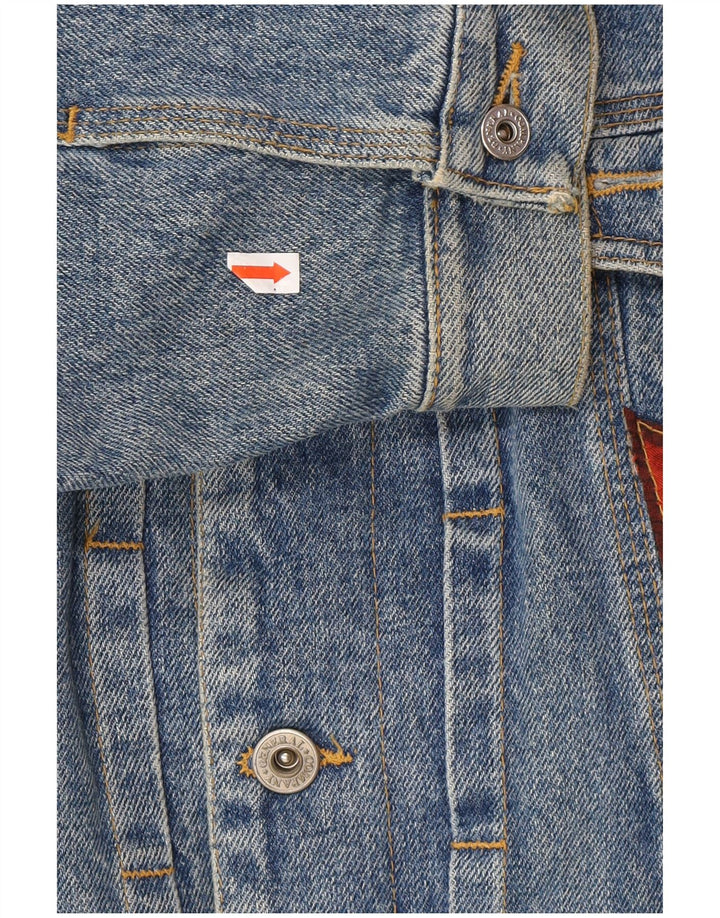 GENERAL COMPANY Mens Denim Jacket UK 42 XL Blue