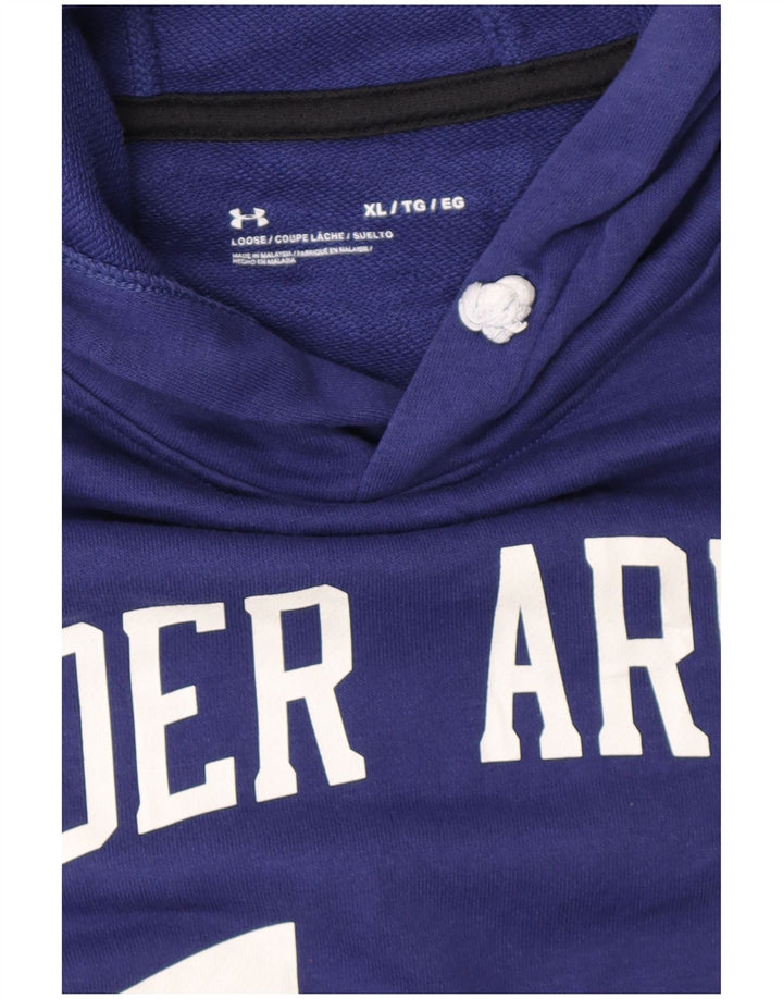 Under Armour masculino gráfico moletom com capuz XL azul marinho