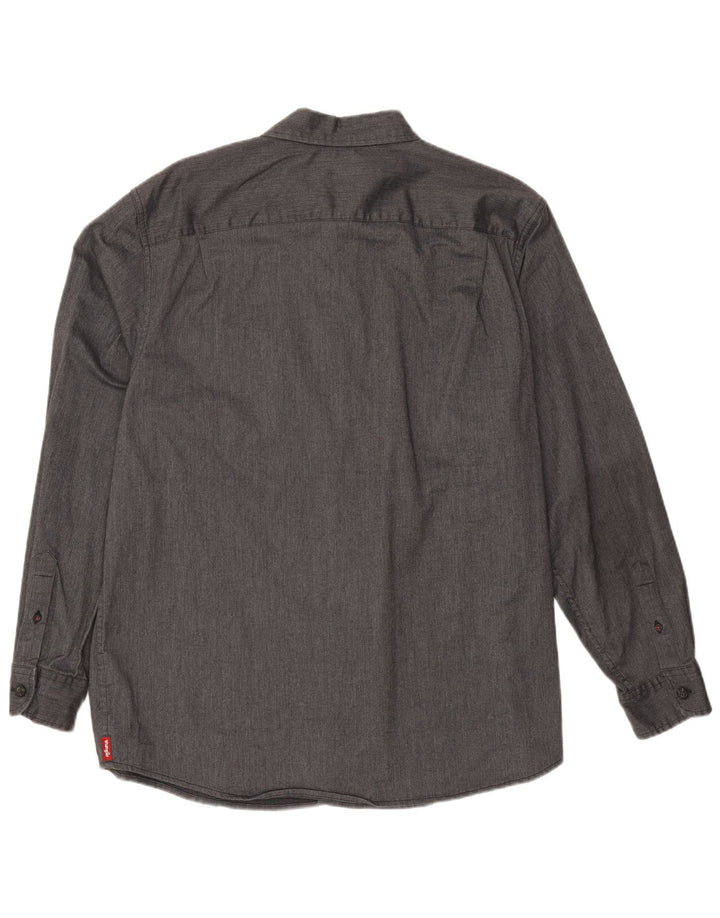 Camisa masculina Wrangler XL cinza algodão