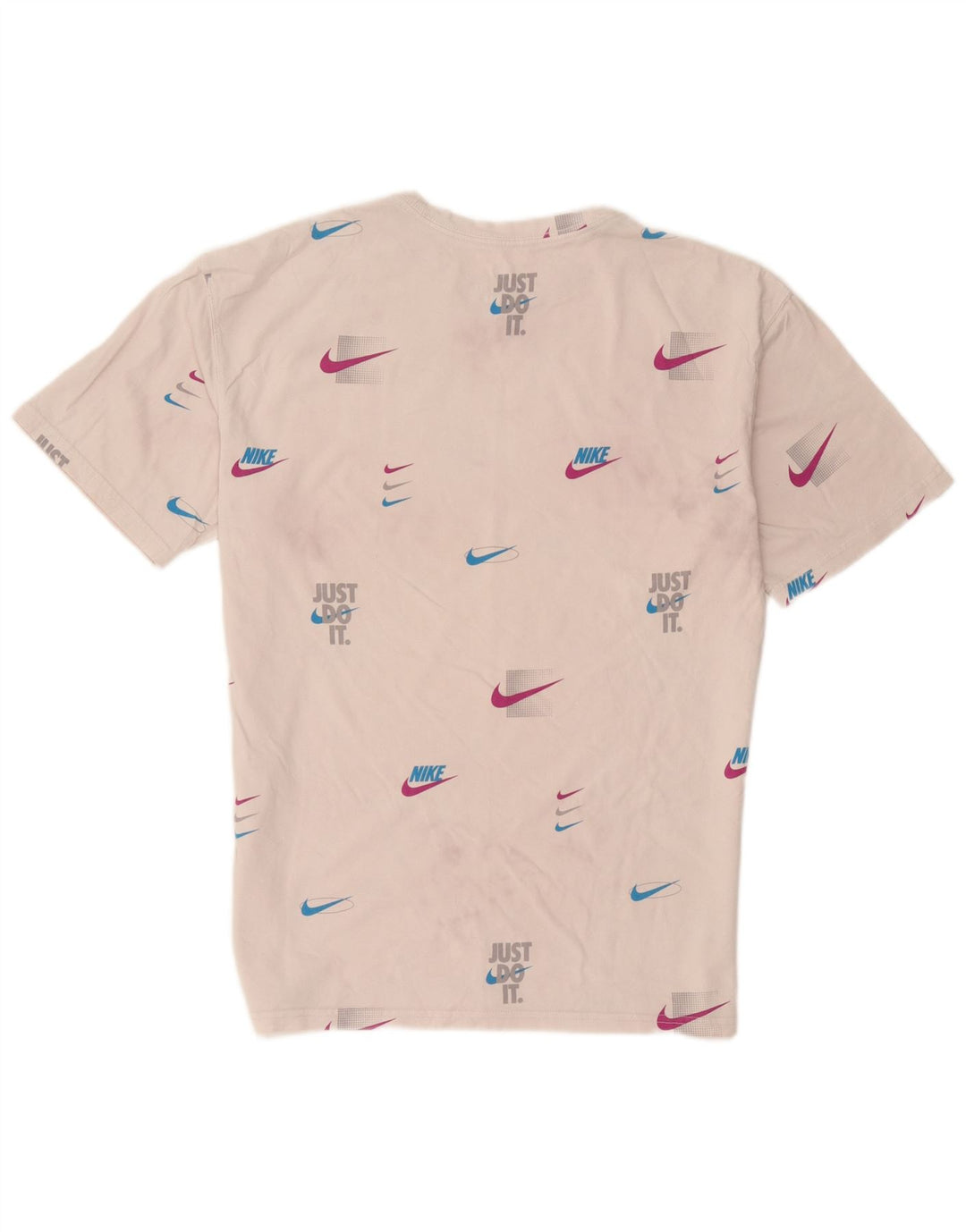 Camiseta masculina Nike Loose Fit Graphic Top Médio Algodão Branco