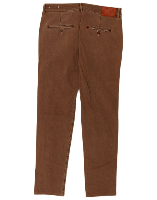 Calça Chino Masculina Camuflada AR e J Slim Fit IT 48 Médio W34 L31 Marrom