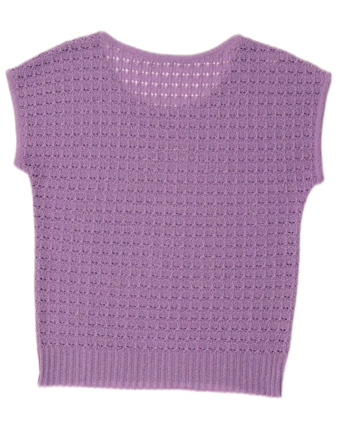 Regata feminina VINTAGE com colete UK 14 médio roxo