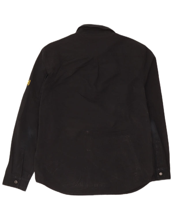 Camiseta masculina Barbour grande poliéster preto