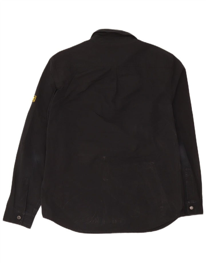 Camiseta masculina Barbour grande poliéster preto