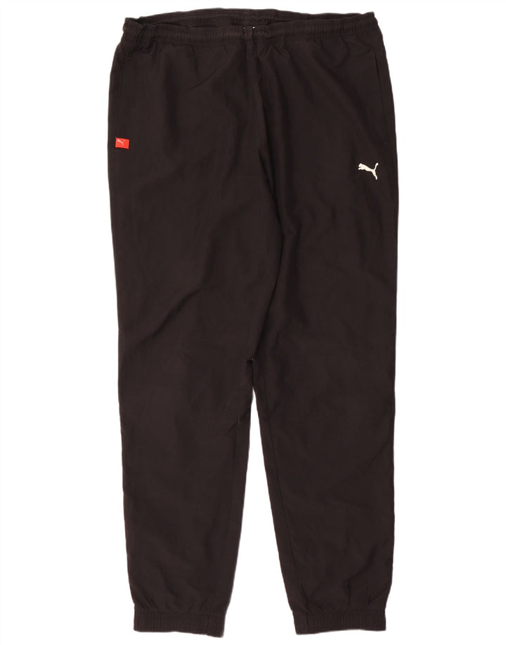 Calça de treino masculina PUMA joggers grande poliéster preto
