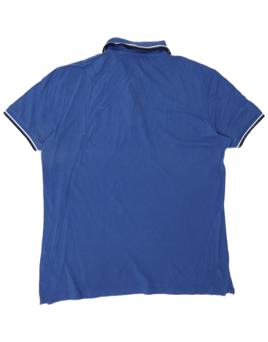 Camisa polo masculina Diadora 3XL algodão azul