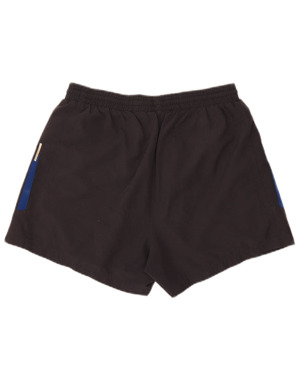 Shorts esportivos masculinos Adidas médio preto poliéster