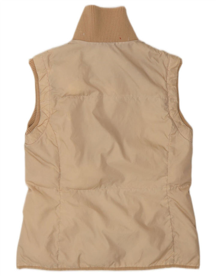 LOTTO Colete feminino acolchoado UK 8 pequeno nylon bege