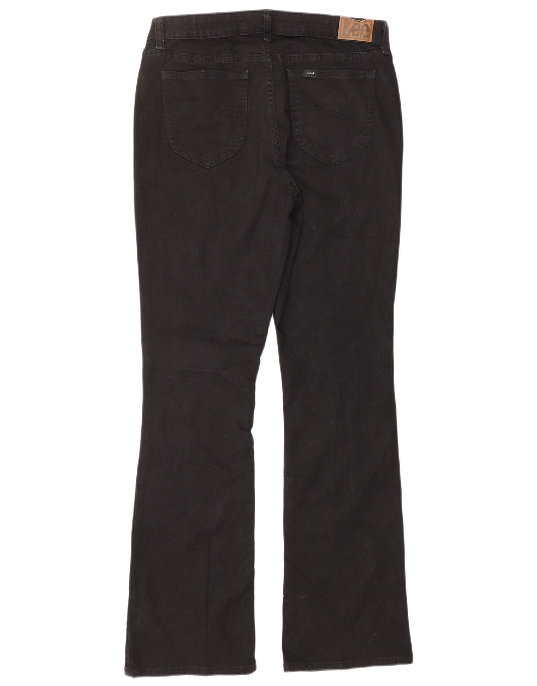 Calça jeans feminina LEE Bootcut US 10 grande W32 L32 algodão preto