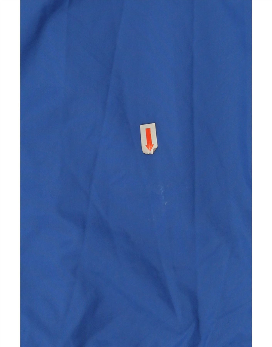 Jaqueta de chuva com capuz Nike Boys 10-11 anos médio azul colorblock nylon