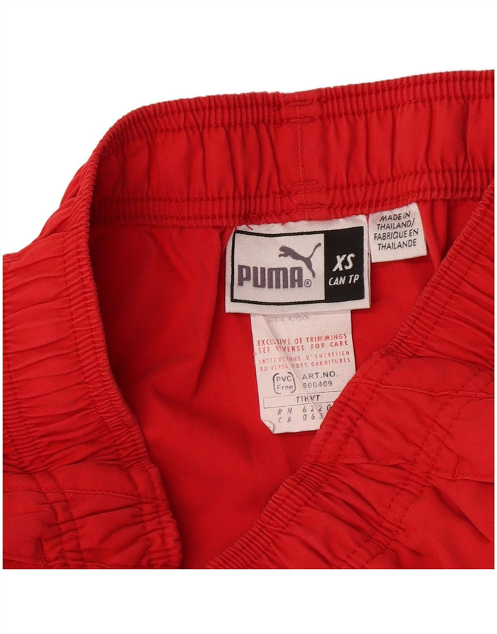 Puma Calça Capri Feminina UK 6 XS Poliéster Vermelho