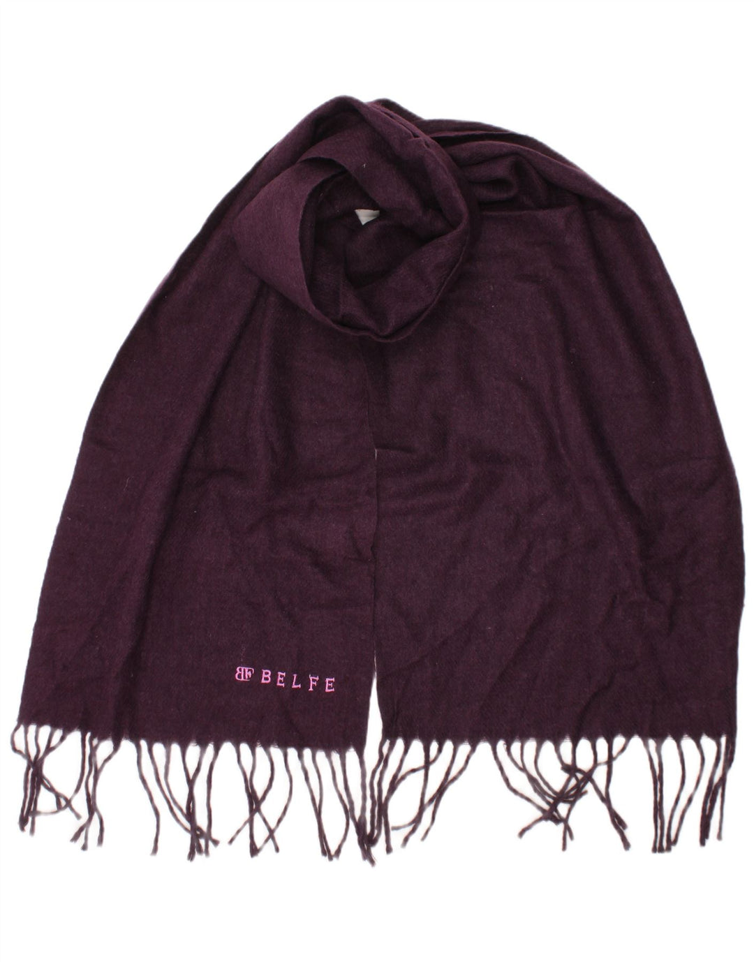 BELFE Lenço Retângulo Feminino Tamanho Único Acrílico Roxo