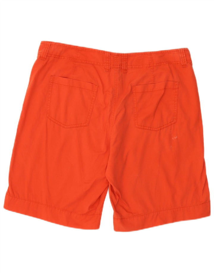 Shorts cargo feminino Marks & Spencer Reino Unido 14 grande W34 algodão laranja