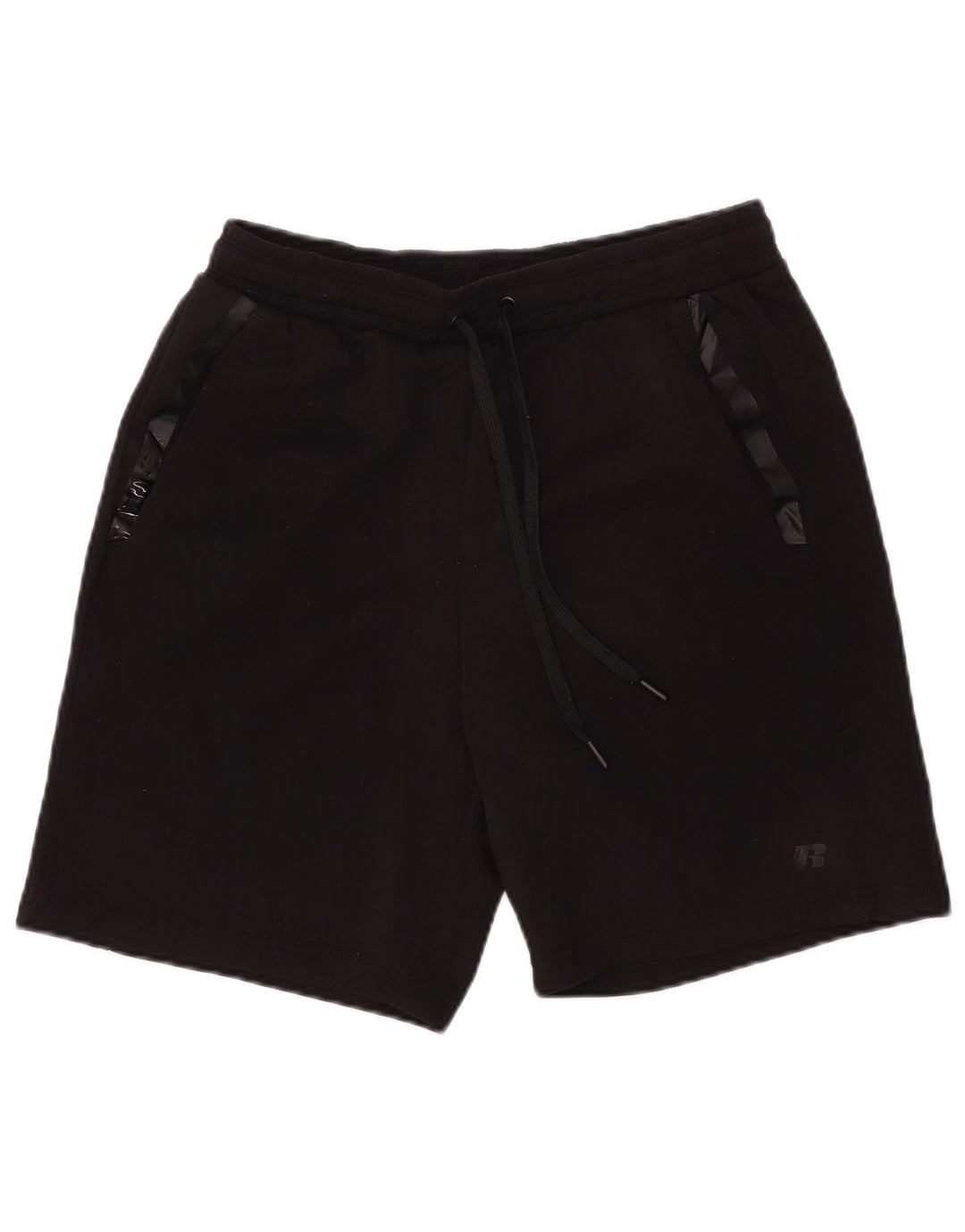 Russell Athletic Mens Sport Shorts Médio Poliéster Preto
