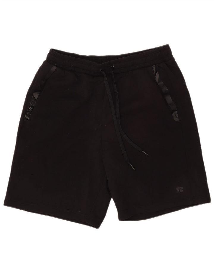 Russell Athletic Mens Sport Shorts Médio Poliéster Preto