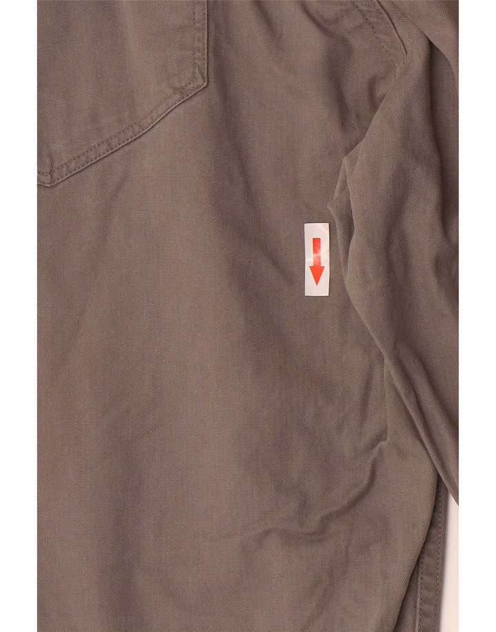 Calça masculina Marks & Spencer Autograph reta cortada W40 L25 cinza