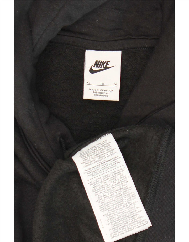Nike Mens Hoodie Jumper XL Algodão Preto