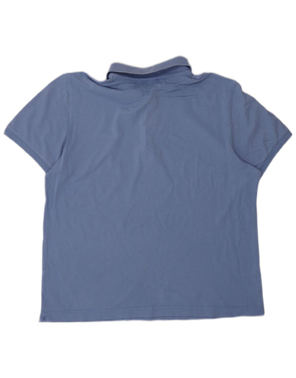 Camisa polo masculina LOTTO XL algodão azul