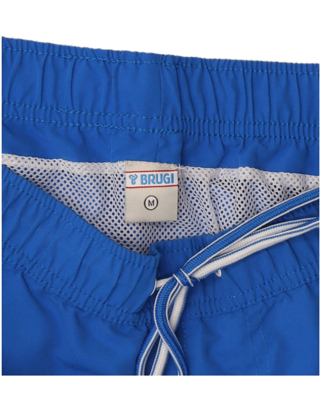 Shorts de natação masculino Brugi poliéster colorblock azul médio