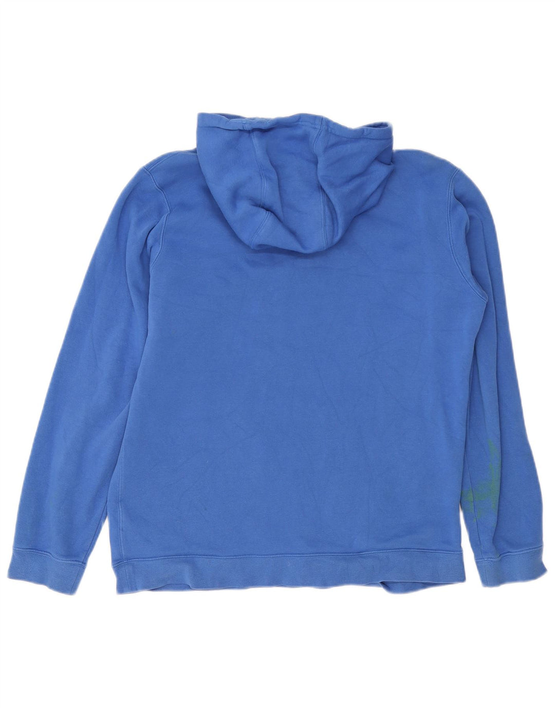 Nike Mens Hoodie Jumper Grande Algodão Azul