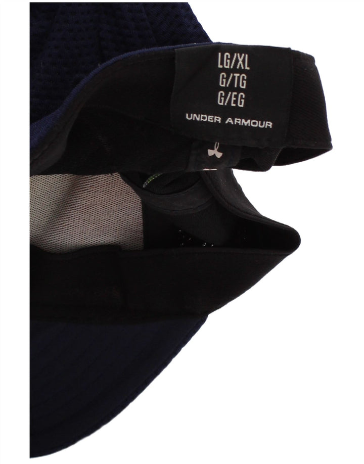Boné de beisebol gráfico masculino Under Armour grande/XL azul marinho