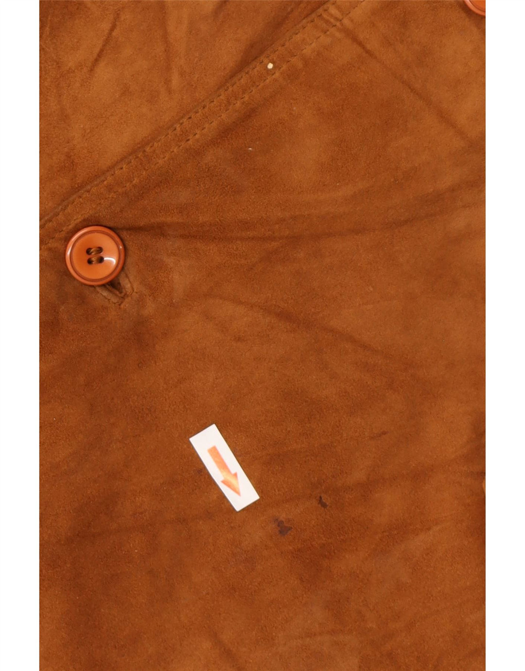 Jaqueta bomber masculina vintage de camurça IT 56 3XL camurça marrom