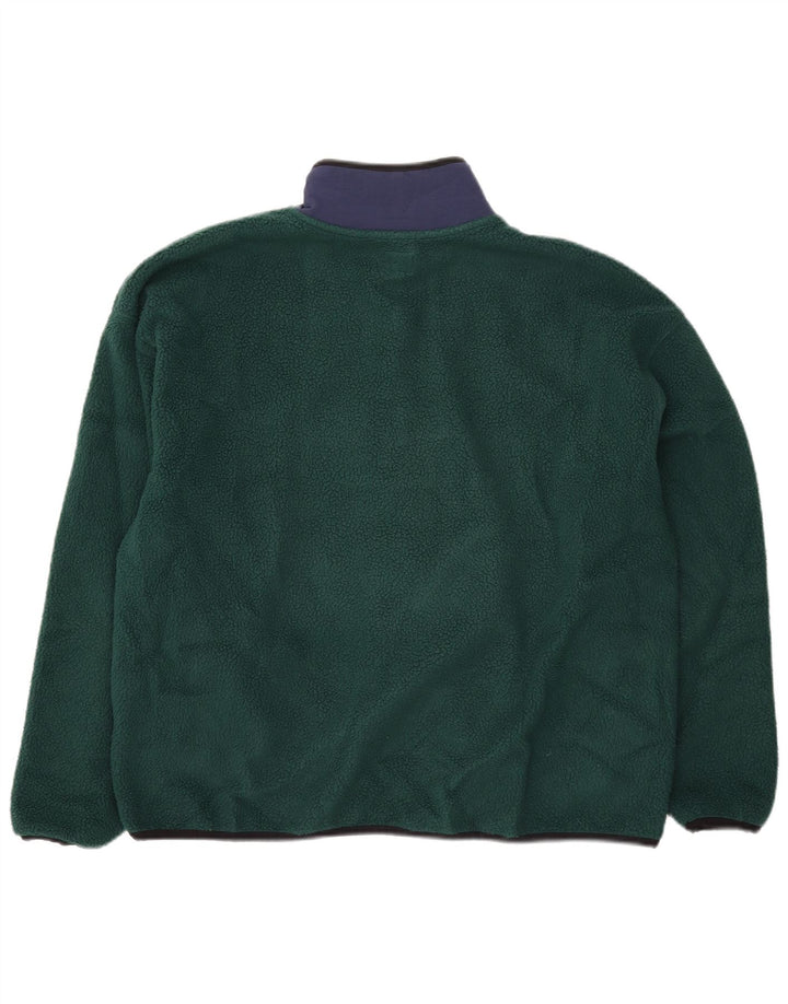 Suéter de lã oversized feminino Levi's Reino Unido 14 bloco colorido verde médio