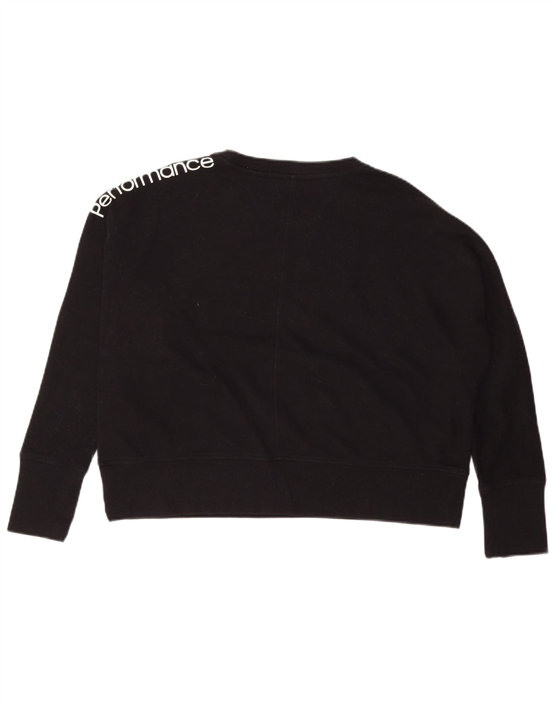 CALVIN KLEIN moletom gráfico feminino jumper UK 14 médio preto