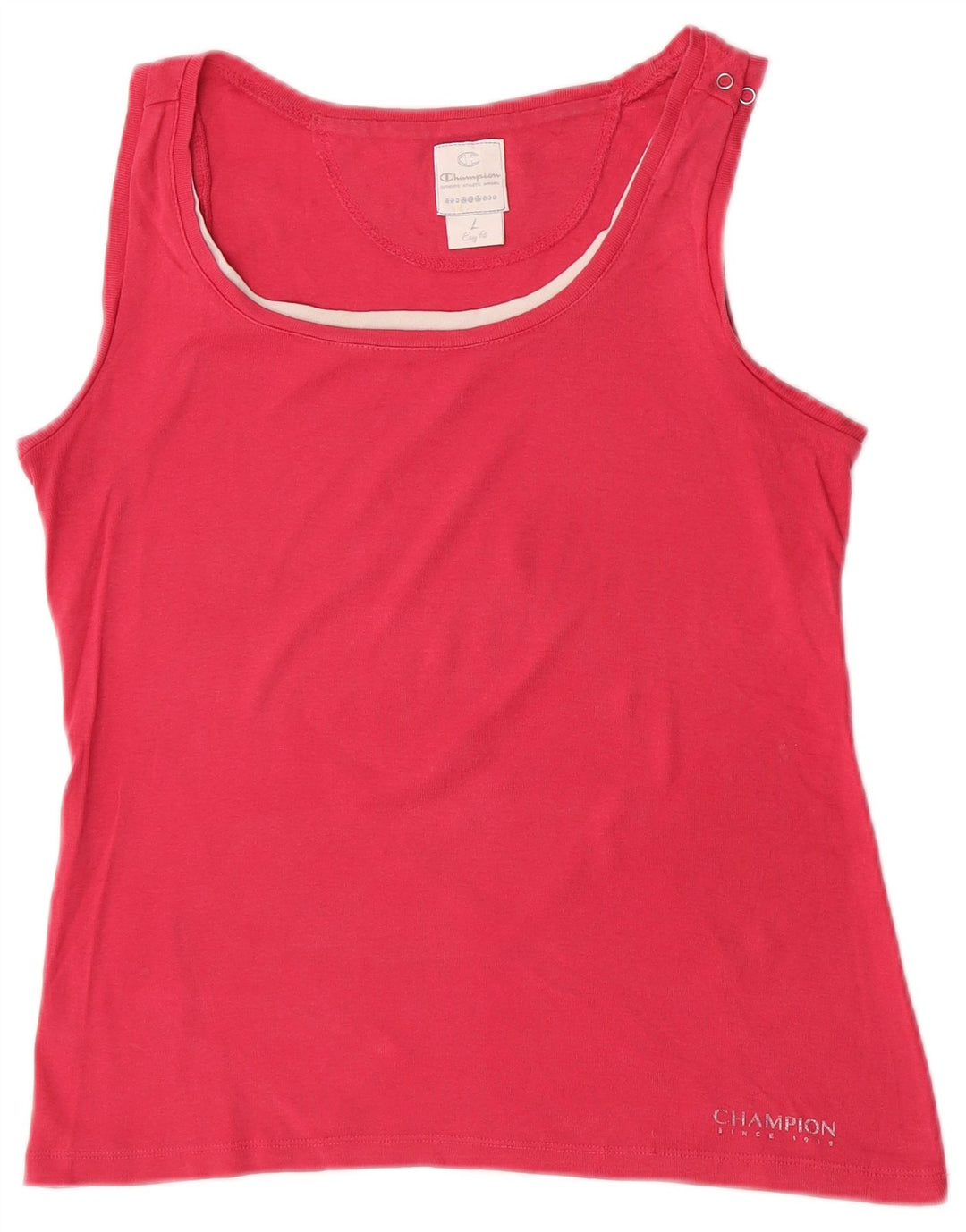 Colete feminino Champion Easy Fit Top UK 14 grande rosa