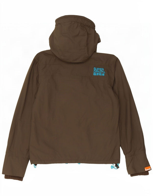 Jaqueta corta-vento feminina Superdry UK 14 médio cáqui