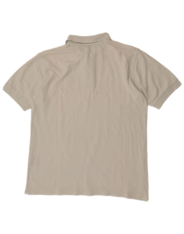 Camisa polo masculina Kappa algodão azul médio