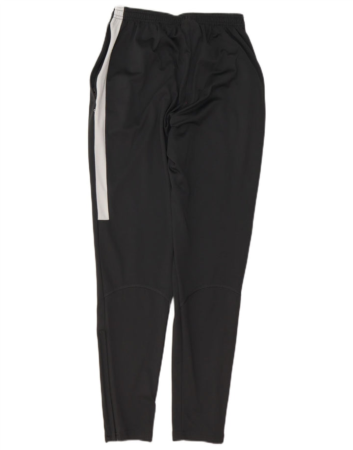 Calça de treino masculina Nike pequena preta colorblock poliéster
