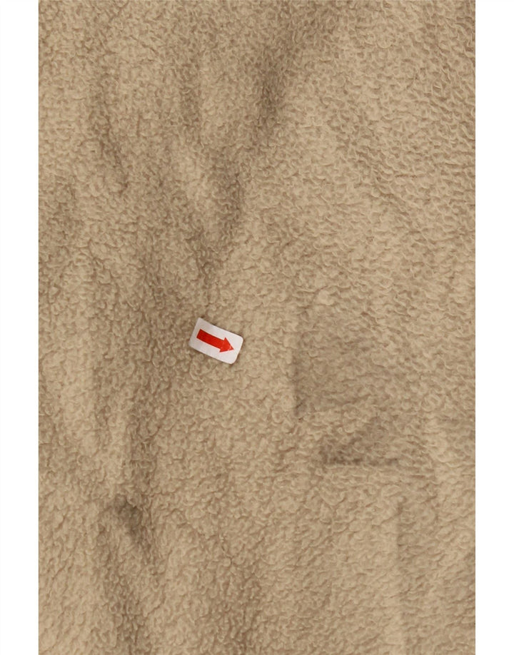 Jaqueta de lã masculina FILA UK 36 poliéster colorblock bege pequeno