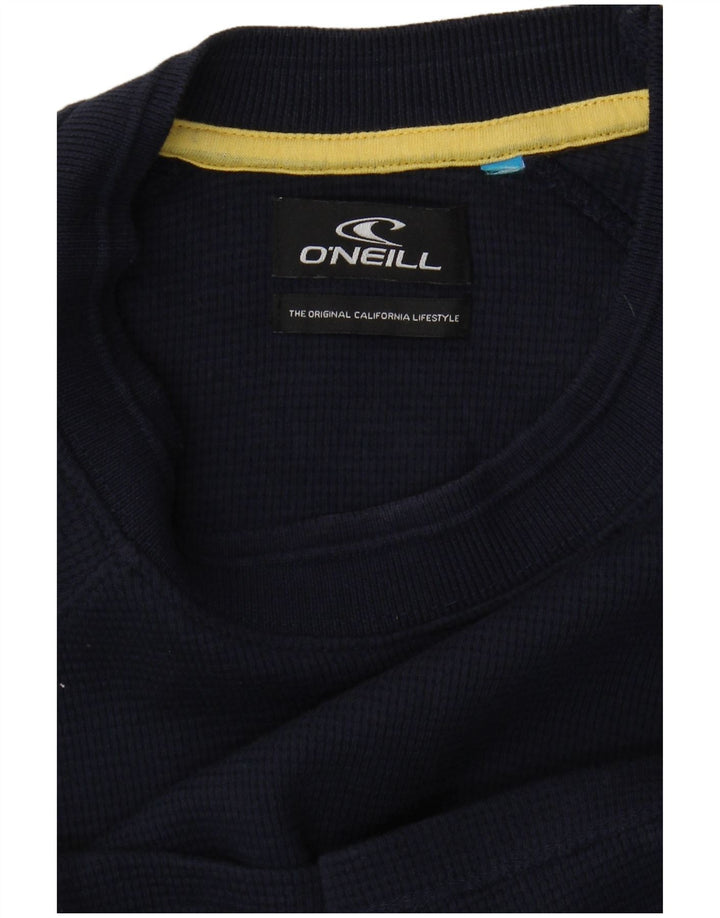 Top masculino O'Neill de manga comprida XL azul marinho