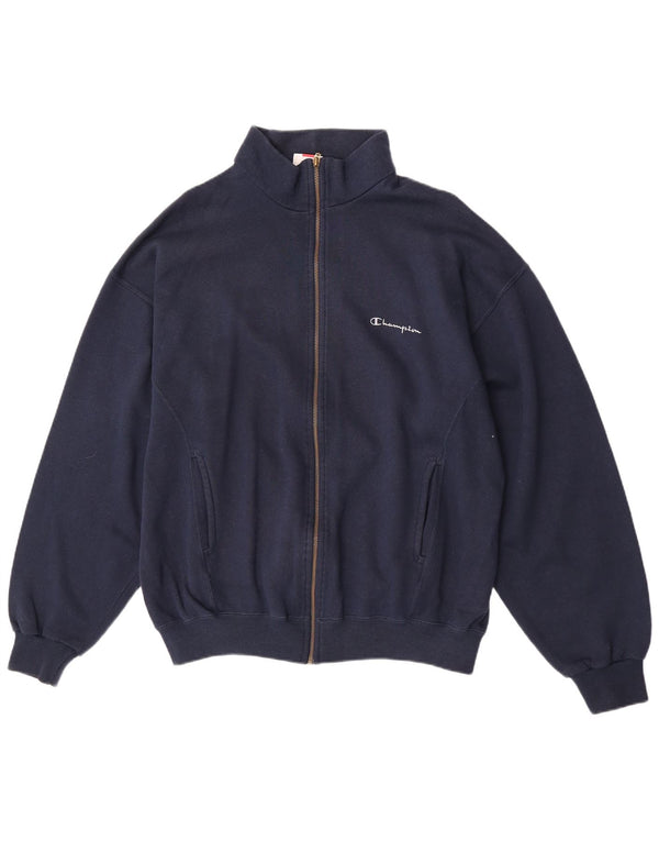 Jaqueta masculina de agasalho Champion XL azul marinho algodão