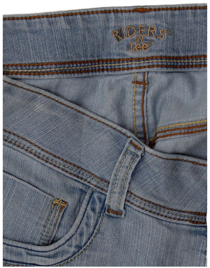 Lee Womens Riders Denim Shorts W34 Grande Azul