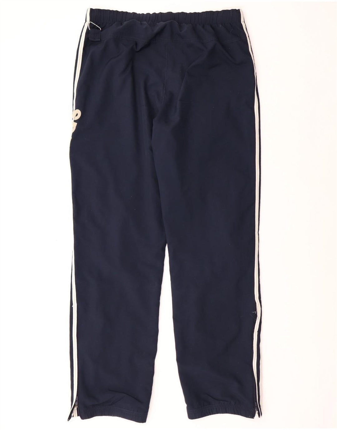 Calças de treino masculinas ADIDAS poliéster azul marinho médio