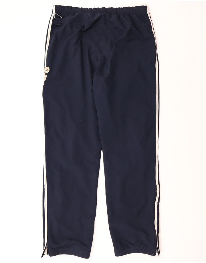 Calças de treino masculinas ADIDAS poliéster azul marinho médio