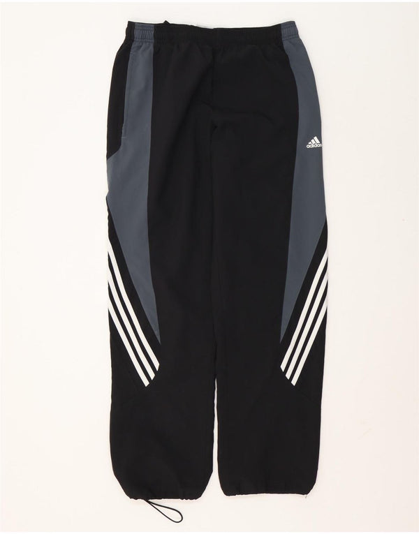 Adidas Mens Calças de treino Joggers UK 38/40 Medium Black Colourblock