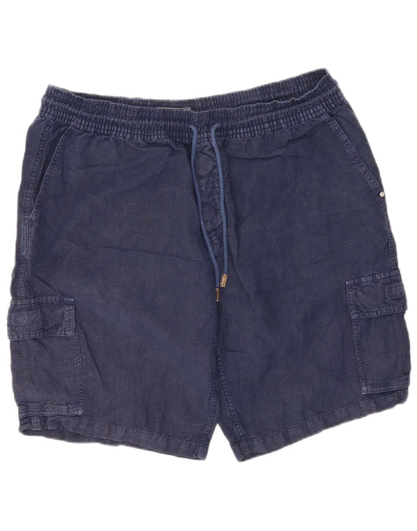Shorts cargo masculino Vilebrequin 2XL W42 azul marinho