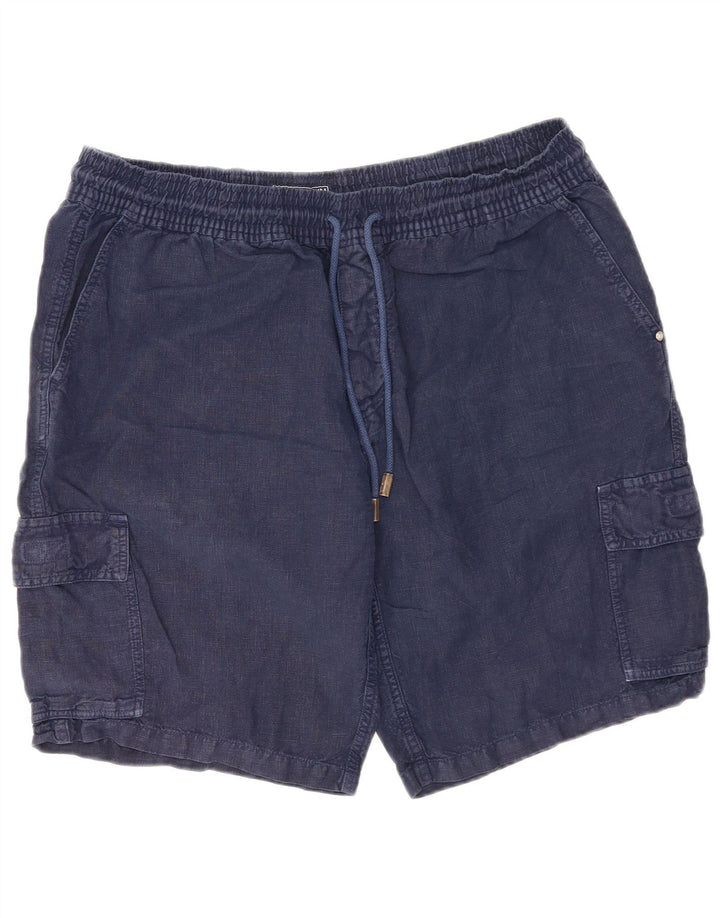 Shorts cargo masculino Vilebrequin 2XL W42 azul marinho