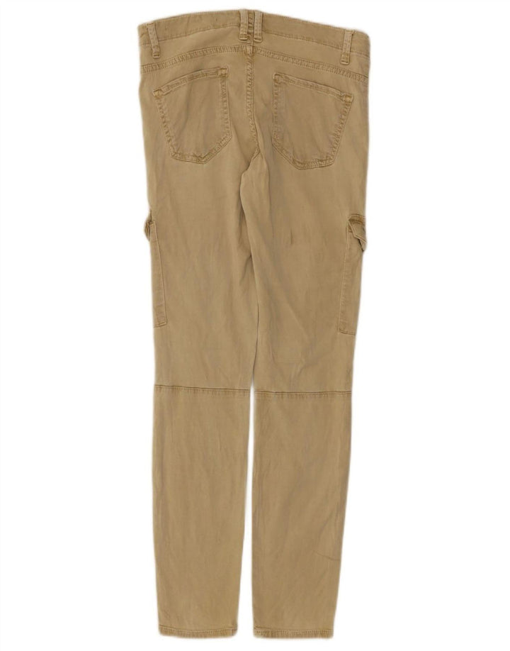 Calça cargo slim feminina Zara UE 38 pequena W28 L28 bege