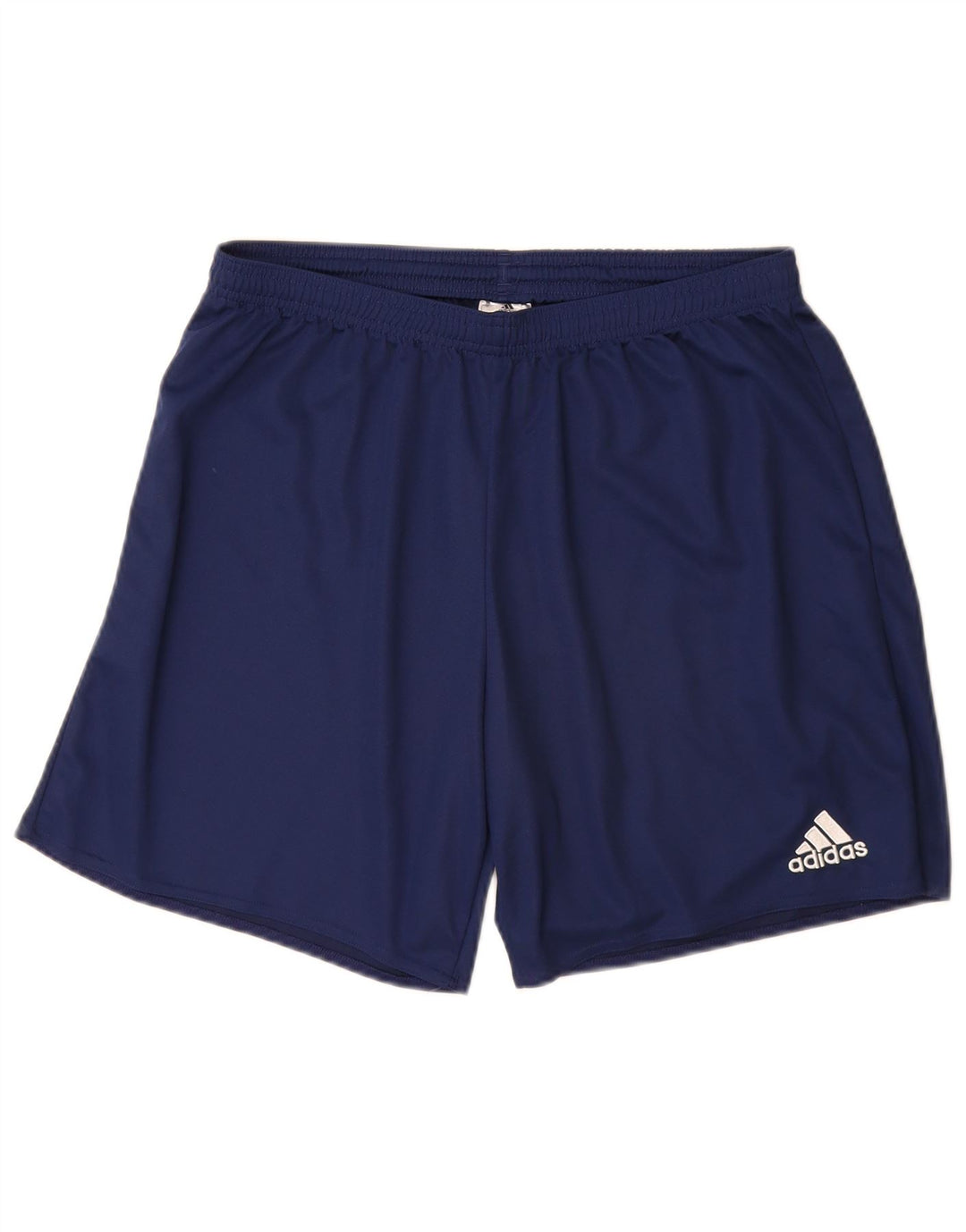 Shorts esportivos masculinos Adidas Aeroready grandes poliéster azul marinho