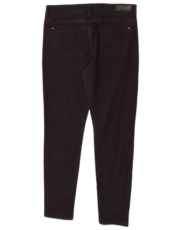 Marks & Spencer Womens Autograph Slim Jeans Reino Unido 14 Grande W32 L28 Preto