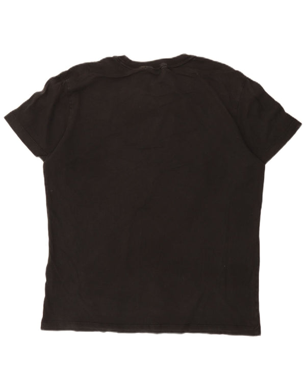 Calvin Klein Jeans Camiseta masculina gráfica Top XL preto algodão clássico