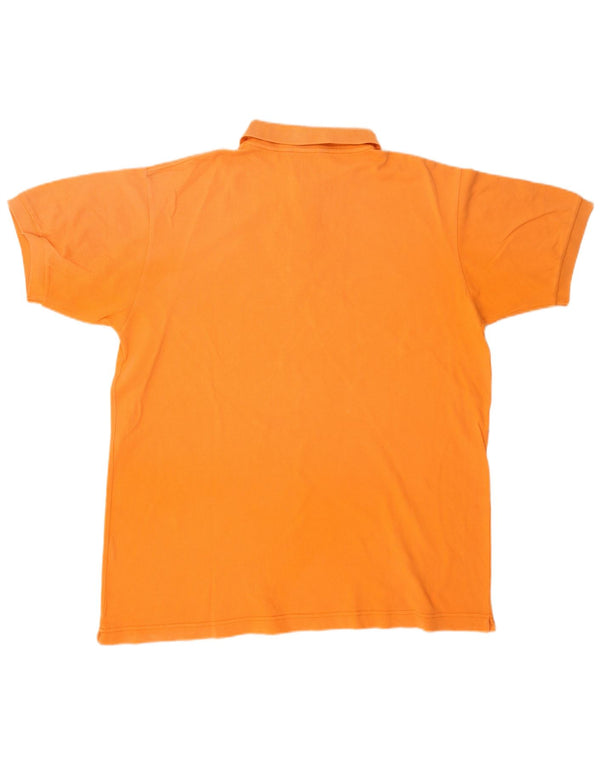 Camisa polo masculina Kappa XL laranja algodão