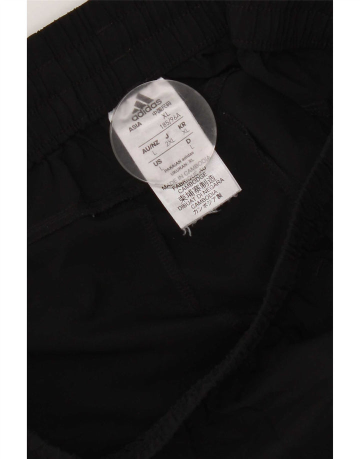 Shorts esportivos gráficos masculinos Adidas XL preto poliéster