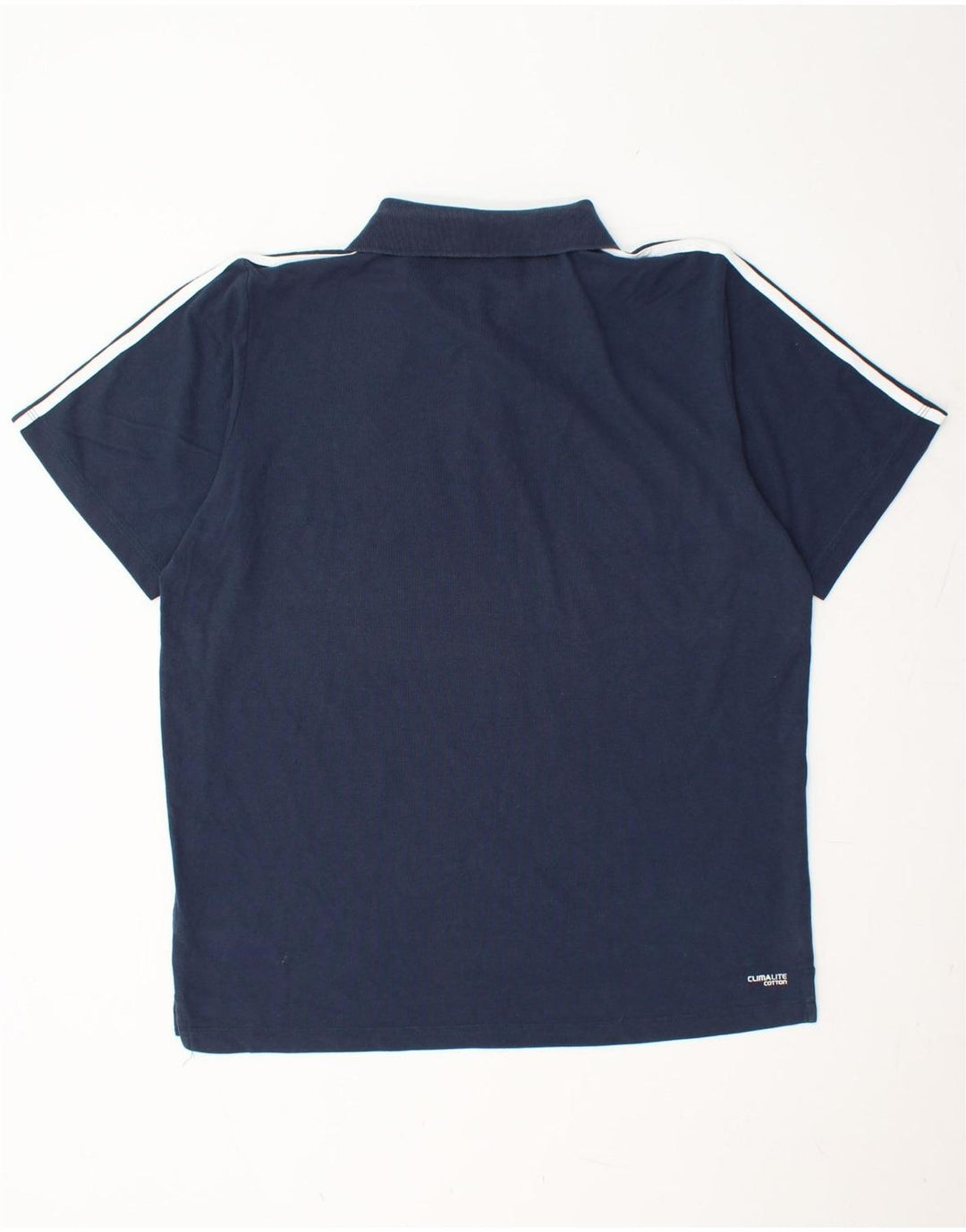 ADIDAS Mens Climalite Polo Shirt XL Azul Marinho Algodão