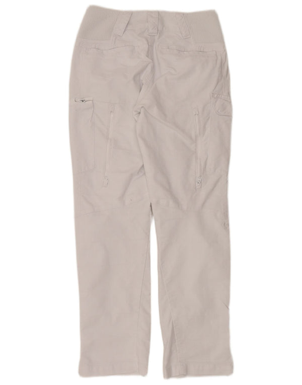 Calça cargo feminina Engelbert Strauss reta UK 8 pequena W30 L30 branca