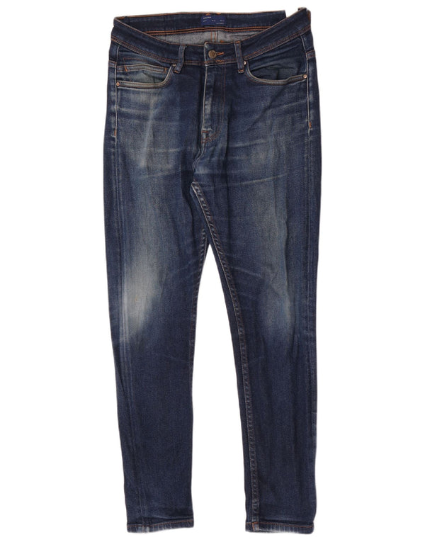 Zara Mens Skinny Jeans EU 42 Grande W32 L29 Azul Algodão